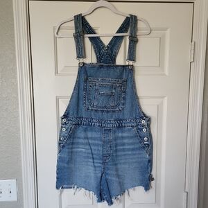 American Eagle Outfitters Blue Denim Overalls